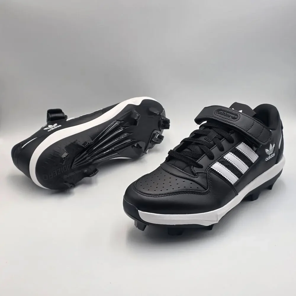 adidas Forum TPU Men's Size 9 Baseball Cleats JR9614 Black White New